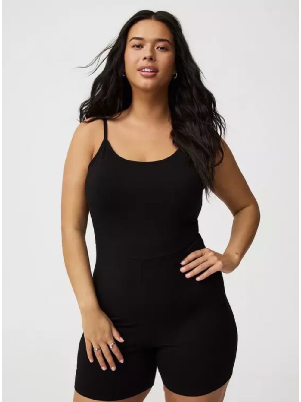 Torrid 5'' Tank Premium One Piece Bike Short Catsuit in Black NWOT Size 0